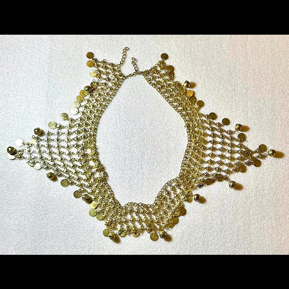 Vintage Coin Belly Dancer Belt with Bells - Picture 3 of 7